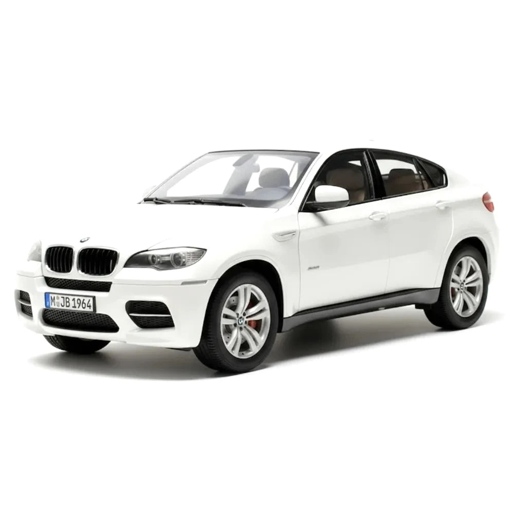 [Kyosho] 1:18 BMW 2009 E71 X6M bianco modellino di auto Die-Cast