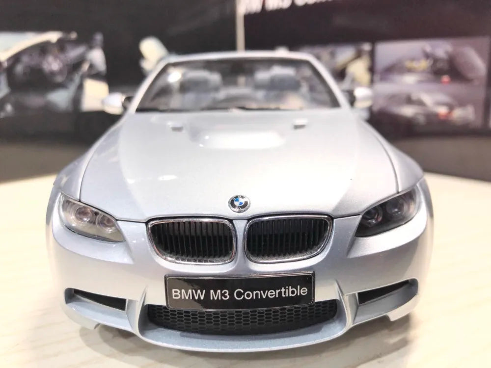 [Kyosho] 1:18 BMW 2009 E93 M3 Cabriolet Silver Model Car Die-Cast