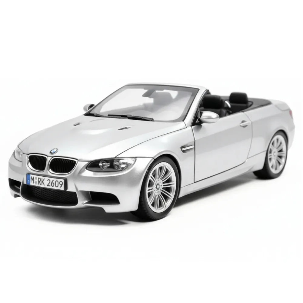 [Kyosho] 1:18 BMW 2009 E93 M3 Cabriolet Silver Model Car Die-Cast