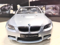 [Kyosho] 1:18 BMW 2009 E93 M3 Cabriolet Silver Model Car Die-Cast