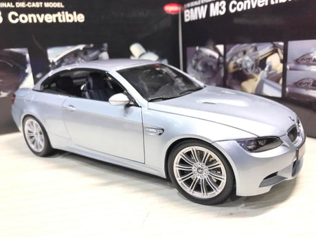 [Kyosho] 1:18 BMW 2009 E93 M3 Cabriolet Silver Model Car Die-Cast