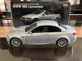 [Kyosho] 1:18 BMW 2009 E93 M3 Cabriolet silver modellbil Die-Cast