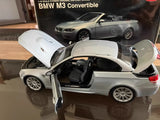 [Kyosho] 1:18 BMW 2009 E93 M3 Cabriolet silver modellbil Die-Cast