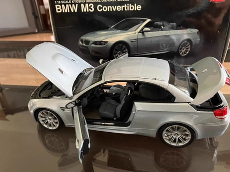 [Kyosho] 1:18 BMW 2009 E93 M3 Cabriolet Silver Model Car Die-Cast