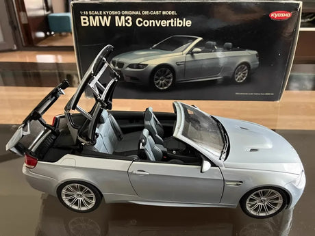 [Kyosho] 1:18 BMW 2009 E93 M3 Cabriolet Silver Model Car Die-Cast
