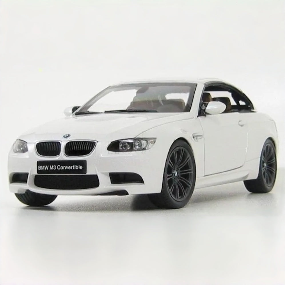 [Kyosho] 1:18 BMW 2009 E93 M3 Cabriolet blanc voiture miniature Die-Cast