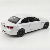 [Kyosho] 1:18 BMW 2009 E93 M3 Cabriolet blanc voiture miniature Die-Cast
