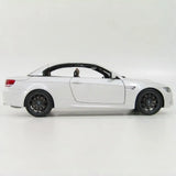 [Kyosho] 1:18 BMW 2009 E93 M3 Cabriolet blanc voiture miniature Die-Cast