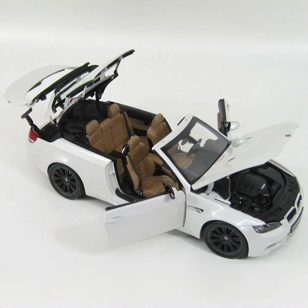 [Kyosho] 1:18 BMW 2009 E93 M3 Cabriolet blanc voiture miniature Die-Cast