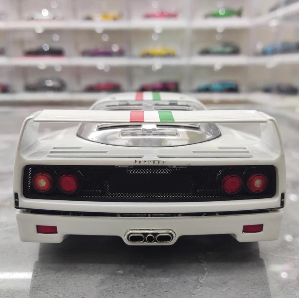 [Kyosho] 1:18 Ferrari 1987 F40 White Model Car Die-Cast
