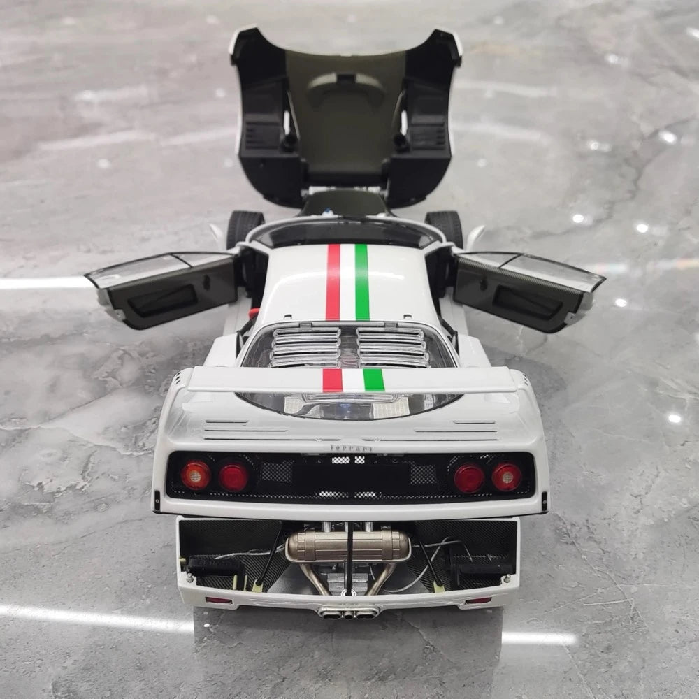 [Kyosho] 1:18 Ferrari 1987 F40 White Model Car Die-Cast
