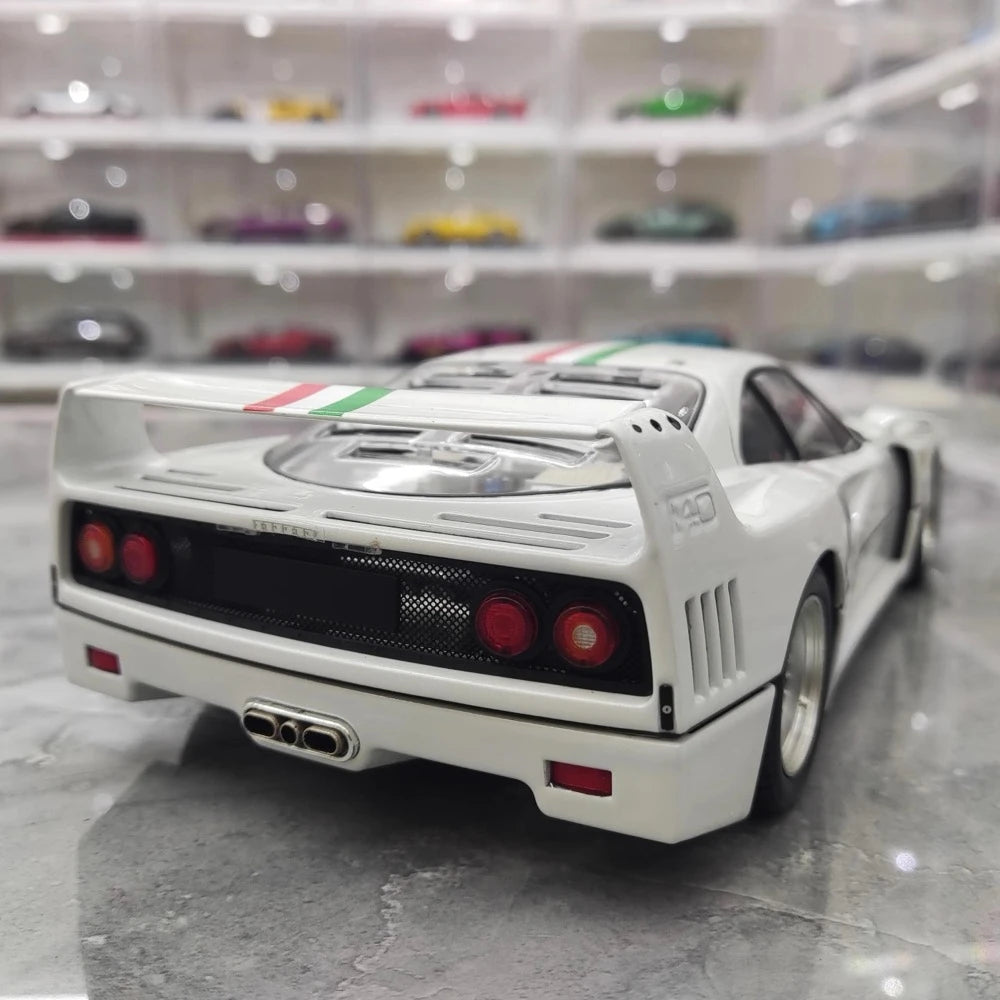 [Kyosho] 1:18 Ferrari 1987 F40 White Model Car Die-Cast