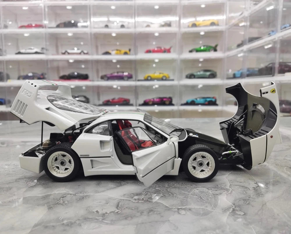 [Kyosho] 1:18 Ferrari 1987 F40 White Model Car Die-Cast
