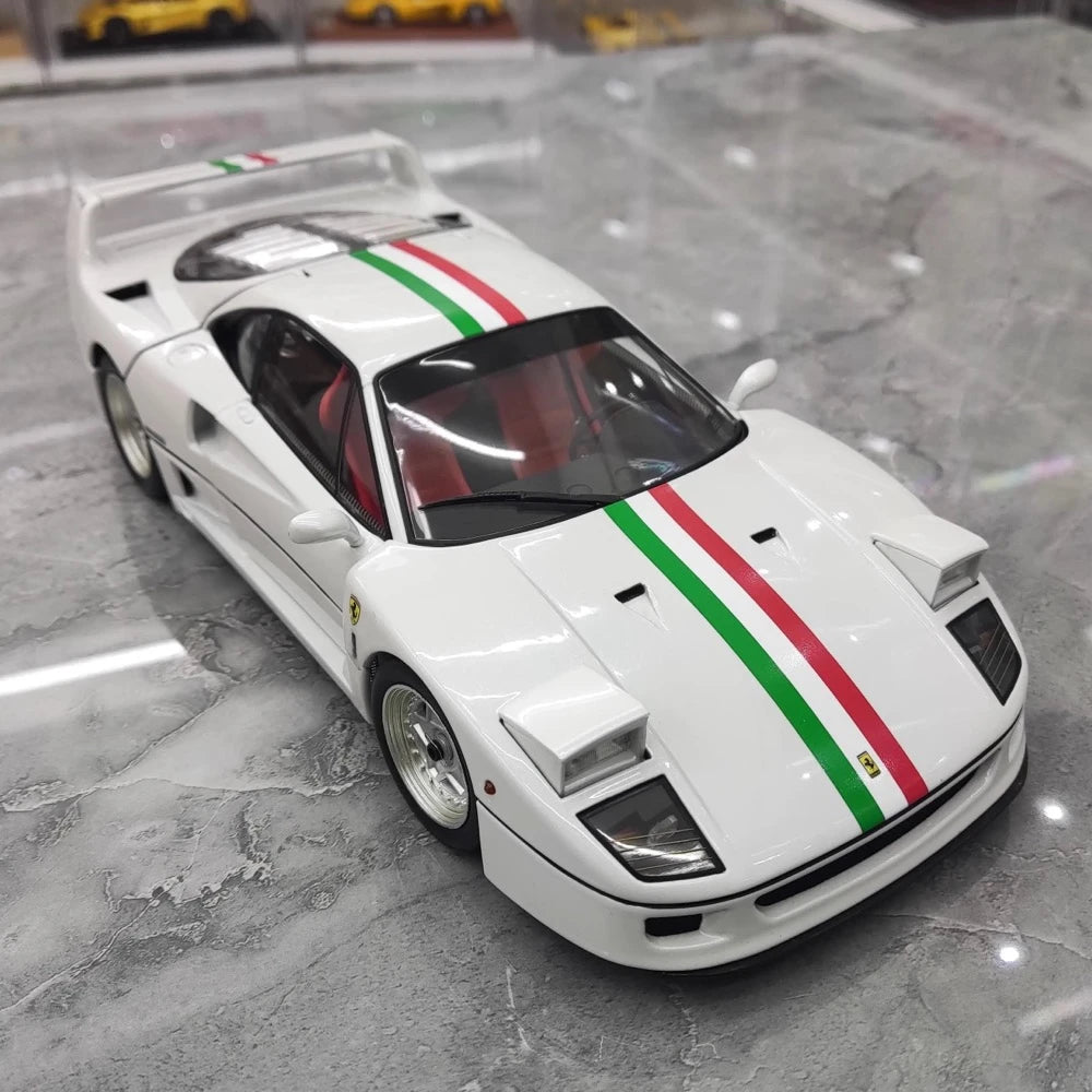 [Kyosho] 1:18 Ferrari 1987 F40 White Model Car Die-Cast