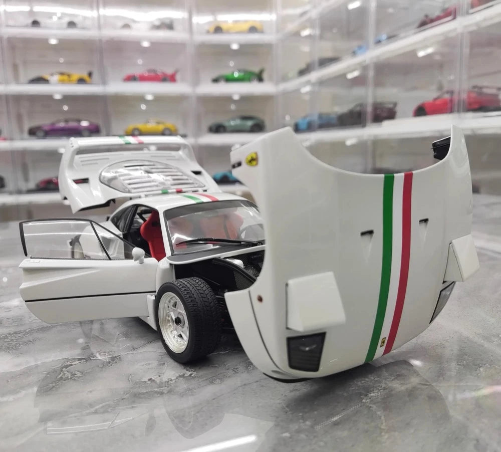 [Kyosho] 1:18 Ferrari 1987 F40 White Model Car Die-Cast