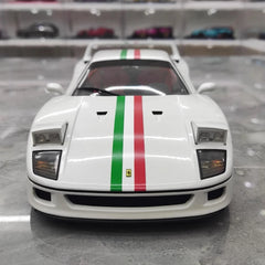 [Kyosho] 1:18 Ferrari 1987 F40 White Model Car Die-Cast