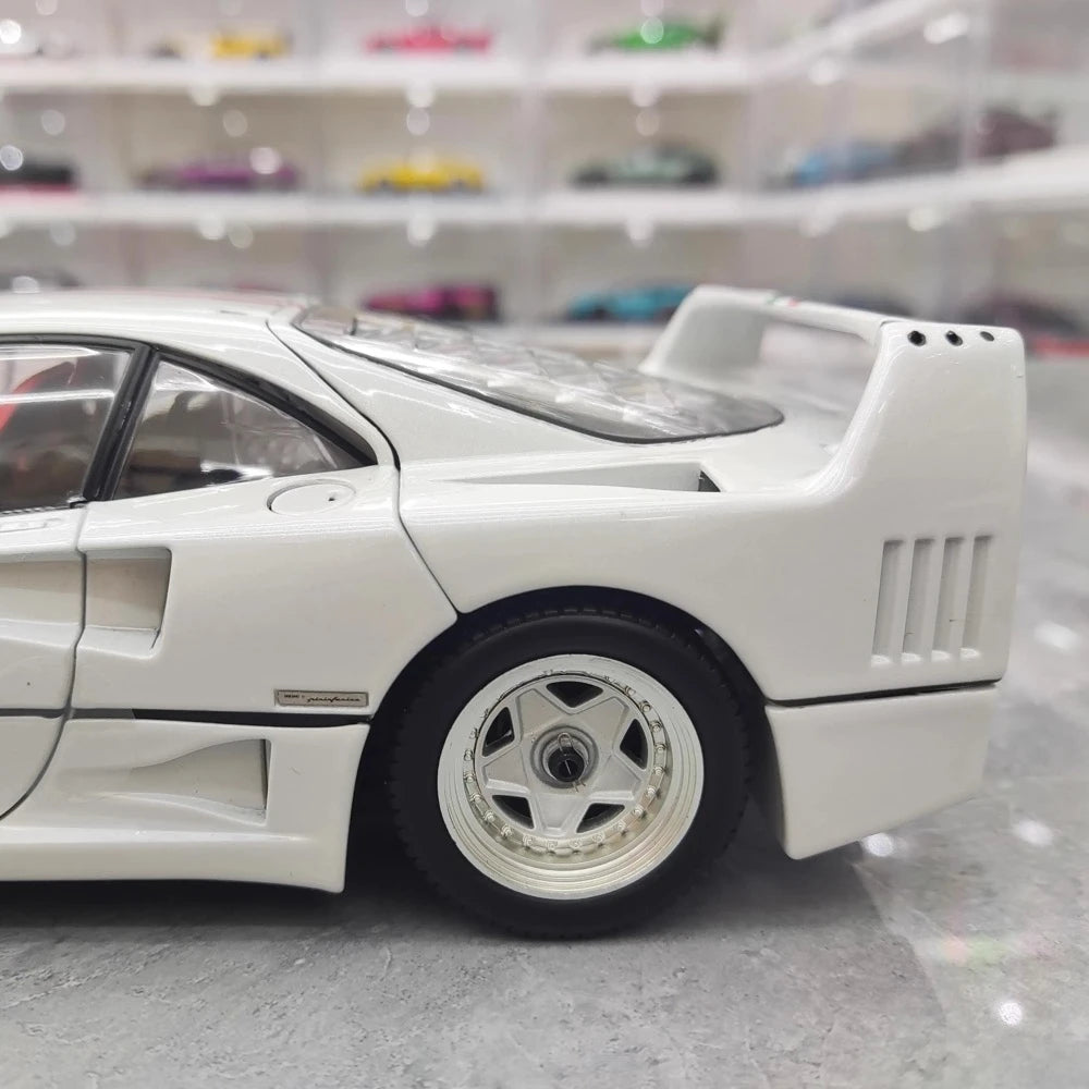 [Kyosho] 1:18 Ferrari 1987 F40 White Model Car Die-Cast