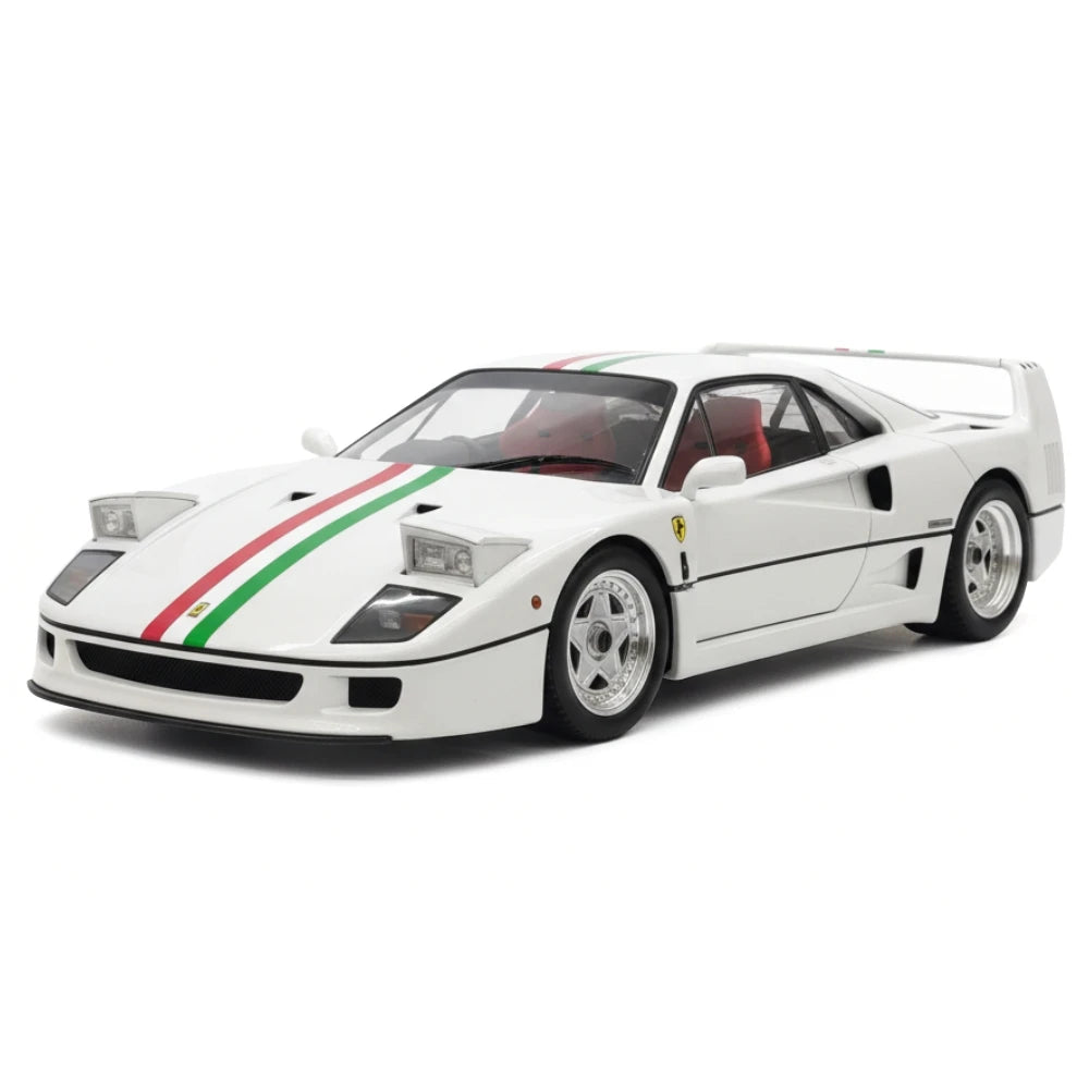 [Kyosho] 1:18 Ferrari 1987 F40 White Model Car Die-Cast