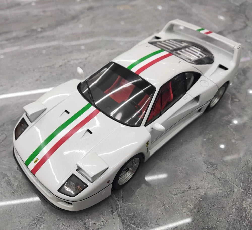 [Kyosho] 1:18 Ferrari 1987 F40 White Model Car Die-Cast