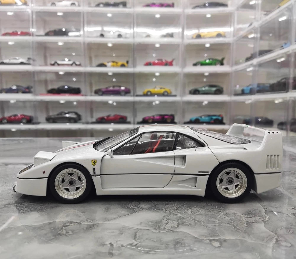 [Kyosho] 1:18 Ferrari 1987 F40 White Model Car Die-Cast