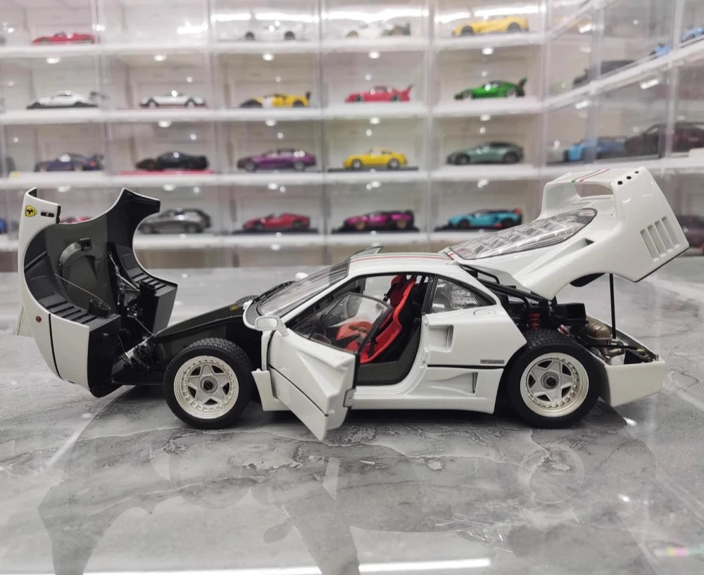 [Kyosho] 1:18 Ferrari 1987 F40 White Model Car Die-Cast