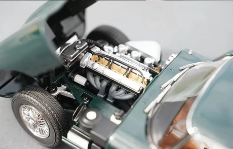 [Kyosho] 1:18 Jaguar 1974 E-Type Green Model Car Die-Cast