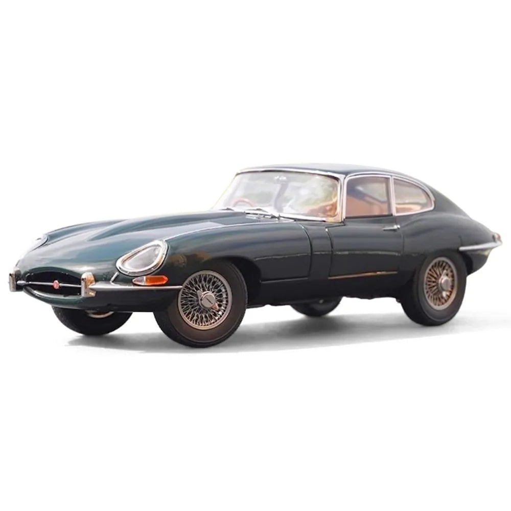 [Kyosho] 1:18 Jaguar 1974 E-Type Green Model Car Die-Cast