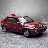 [Kyosho] 1:18 Lancia 1993 Delta HF Integrale Evo II Deep röd modellbil Die-Cast