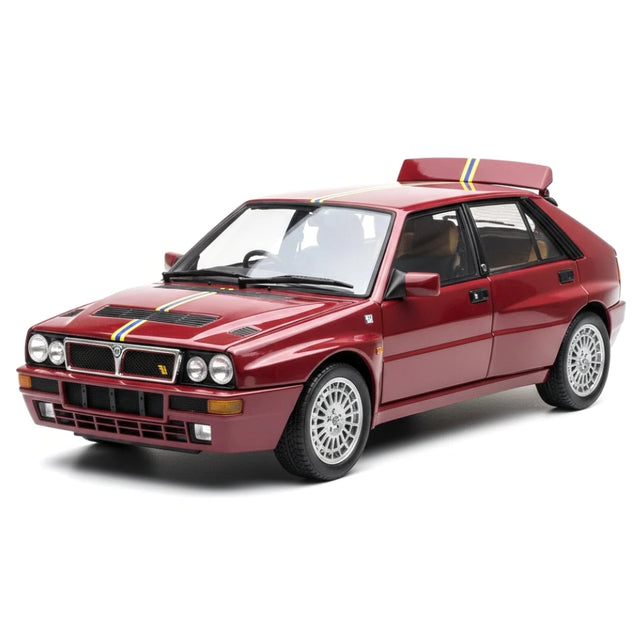 [Kyosho] 1:18 Lancia 1993 Delta HF Integrale Evo II Deep röd modellbil Die-Cast