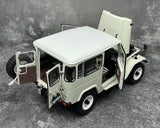 [Kyosho] 1:18 Toyota 1960 Land Cruiser FJ40 White Model Car Die-Cast