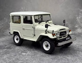 [Kyosho] 1:18 Toyota 1960 Land Cruiser FJ40 White Model Car Die-Cast