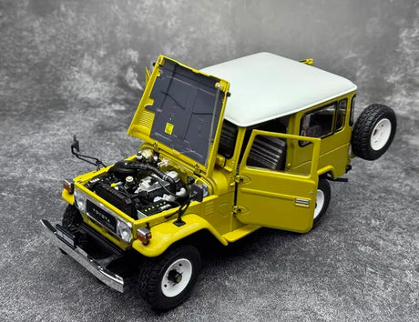 [Kyosho] 1:18 Toyota 1960 Land Cruiser FJ40 Yellow Model Car Die-Cast