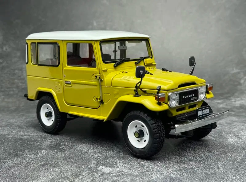 [Kyosho] 1:18 Toyota 1960 Land Cruiser FJ40 Yellow Model Car Die-Cast