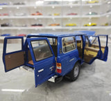 [Kyosho] 1:18 Toyota 1980 Land Cruiser J60 blu modellino di auto Die-Cast