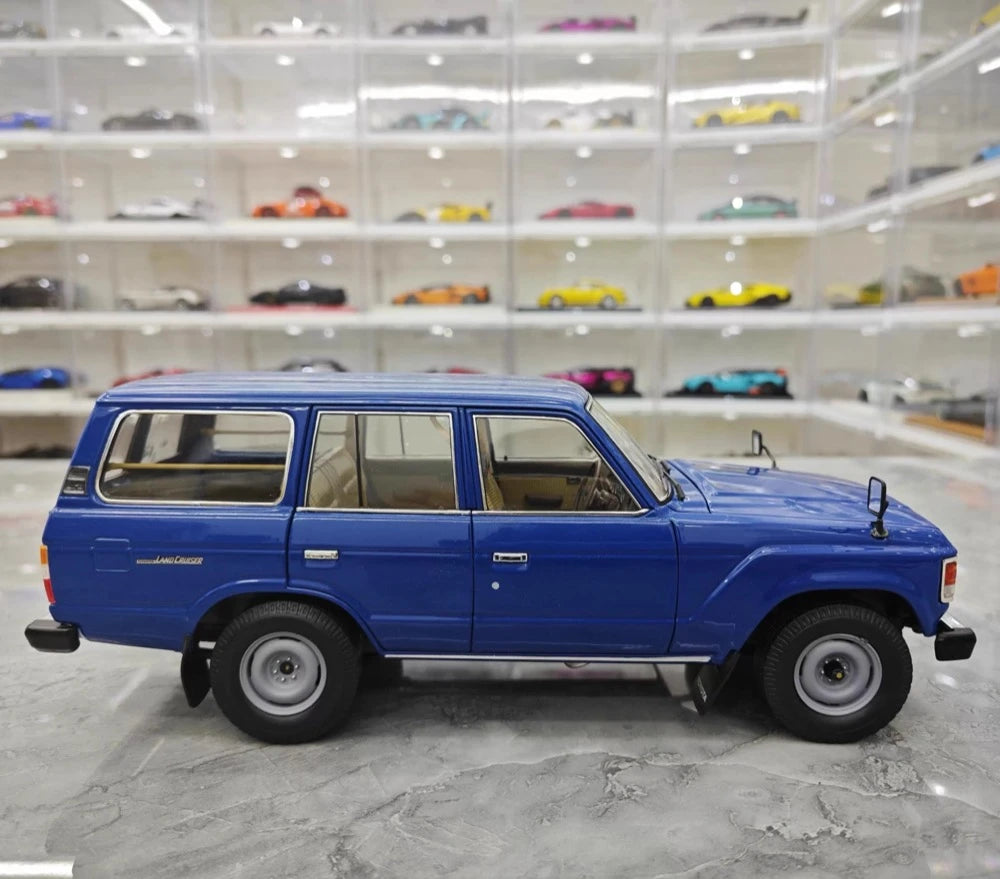 [Kyosho] 1:18 Toyota 1980 Land Cruiser J60 Blue Model Car Die-Cast