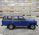 [Kyosho] 1:18 Toyota 1980 Land Cruiser J60 blu modellino di auto Die-Cast