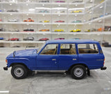 [Kyosho] 1:18 Toyota 1980 Land Cruiser J60 blu modellino di auto Die-Cast