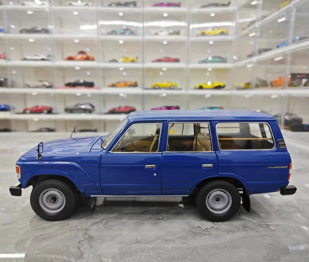 [Kyosho] 1:18 Toyota 1980 Land Cruiser J60 Blue Model Car Die-Cast