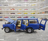 [Kyosho] 1:18 Toyota 1980 Land Cruiser J60 blu modellino di auto Die-Cast