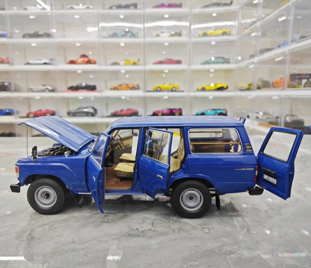[Kyosho] 1:18 Toyota 1980 Land Cruiser J60 Blue Model Car Die-Cast