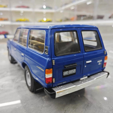 [Kyosho] 1:18 Toyota 1980 Land Cruiser J60 blå modellbil Die-Cast