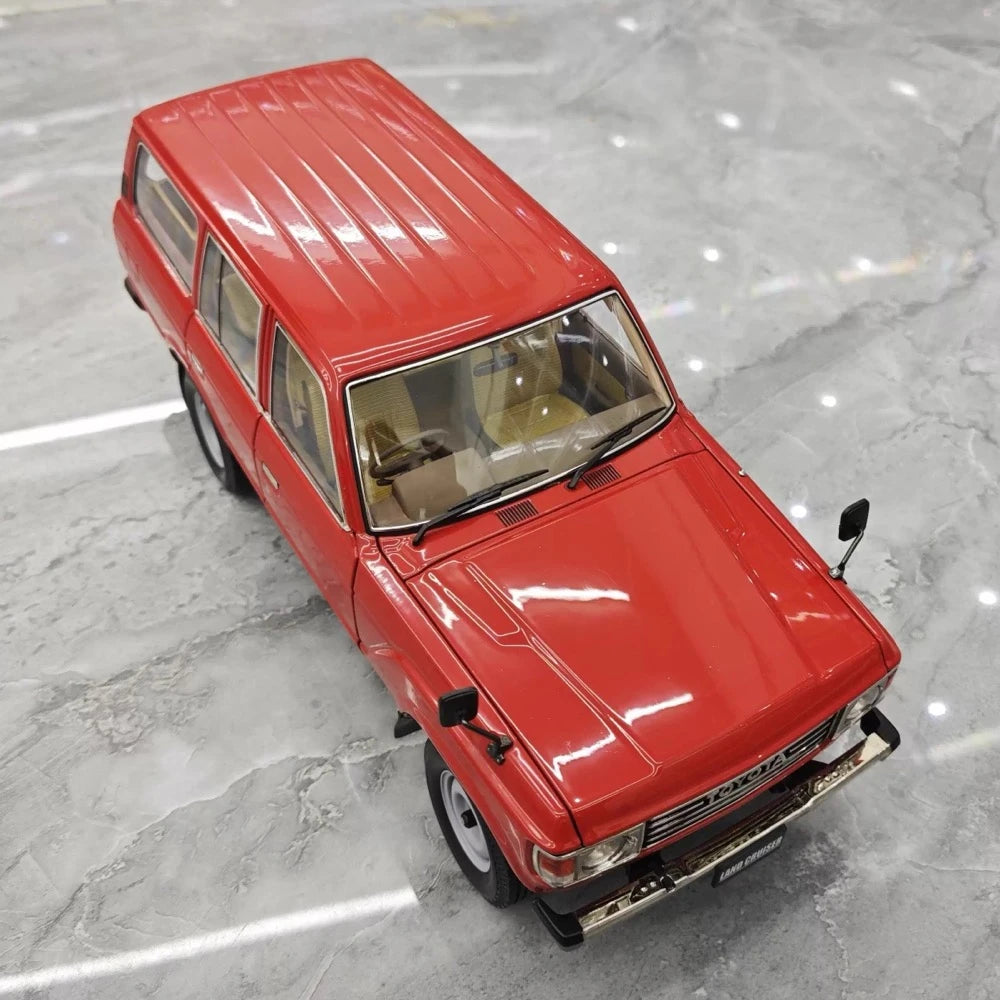[Kyosho] 1:18 Toyota 1980 Land Cruiser J60 Red Model Car Die-Cast