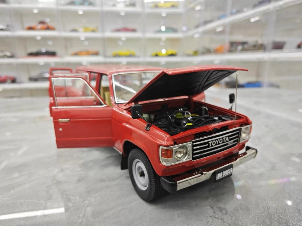 [Kyosho] 1:18 Toyota 1980 Land Cruiser J60 Red Model Car Die-Cast
