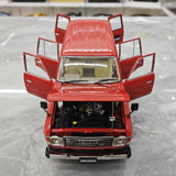 [Kyosho] 1:18 Toyota 1980 Land Cruiser J60 Red Model Car Die-Cast