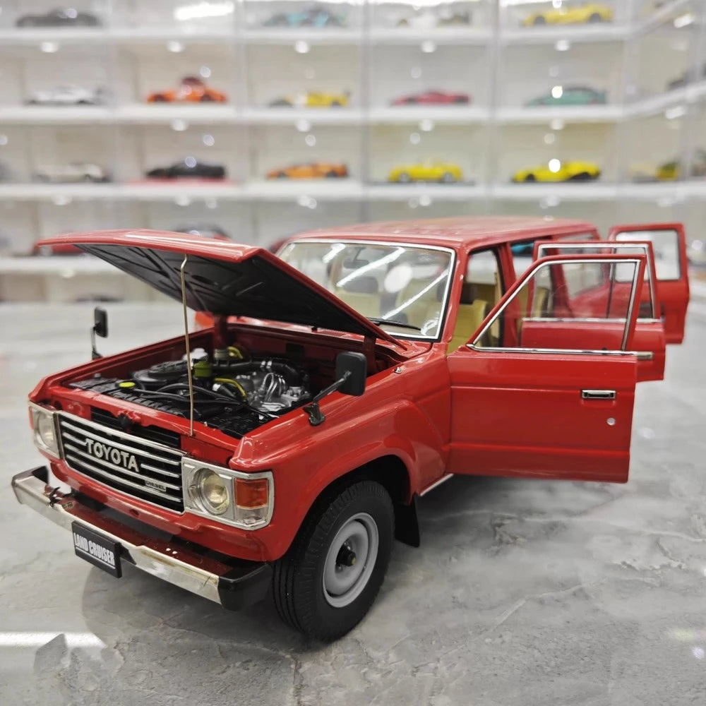 [Kyosho] 1:18 Toyota 1980 Land Cruiser J60 Red Model Car Die-Cast
