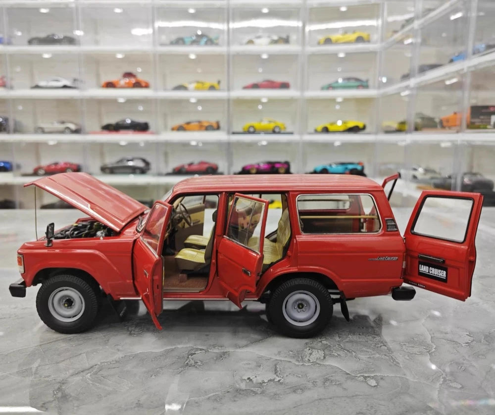 [Kyosho] 1:18 Toyota 1980 Land Cruiser J60 Red Model Car Die-Cast