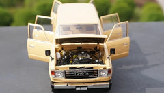[Kyosho] 1:18 Toyota 1980 Land Cruiser J60 Yellow Model Car Die-Cast