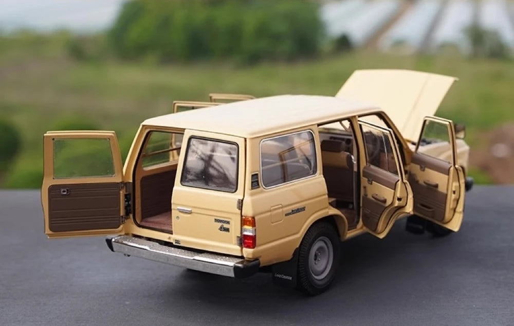 [Kyosho] 1:18 Toyota 1980 Land Cruiser J60 Yellow Model Car Die-Cast