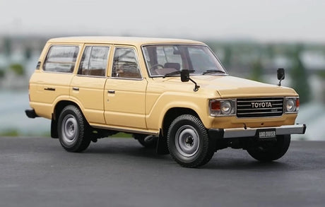 [Kyosho] 1:18 Toyota 1980 Land Cruiser J60 Yellow Model Car Die-Cast
