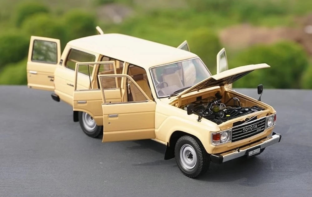 [Kyosho] 1:18 Toyota 1980 Land Cruiser J60 Yellow Model Car Die-Cast